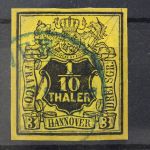 Hannover, MiNr. 5, gestempelt
