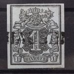 Hannover, MiNr. 1, gestempelt, BPP Signatur