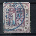 Hamburg, MiNr. 20, gestempelt