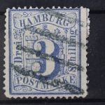 Hamburg, MiNr. 15, gestempelt, BPP Signatur