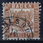 Baden, MiNr. 20 a, gestempelt, BPP Signatur