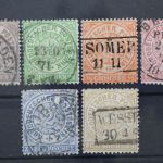 Norddeutscher Postbezirk, MiNr. 13-18, gestempelt