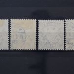 Bayern, MiNr. 71-74, gestempelt