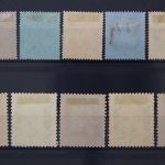 Bayern, MiNr. 76-85 Type II, gestempelt