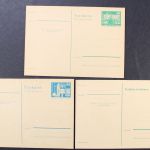 DDR, MiNr. P 79, P 80 + P 81, ungebraucht