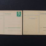 DDR, MiNr. P 75 + 76, ungebraucht
