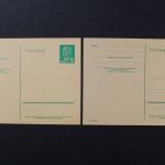 DDR, MiNr. P 57 a + b, ungebraucht