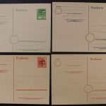 Sowj. Zone, MiNr. P 30-33, ungebraucht