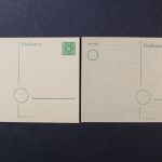 Sowj. Zone, MiNr. P 5 a + b, ungebraucht