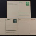 Luxemburg, MiNr. P 1-3, ungebraucht