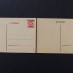 DR Dienst, MiNr. DP 11/01 + DP 12/02 für Württemberg, ungebraucht