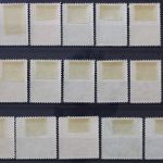 Österreich, MiNr. 598-612, Falz