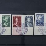 Österreich, MiNr. 617-622, Briefstücke