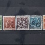 Österreich, MiNr. 442-446, Falz