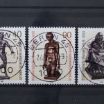 Berlin, MiNr. 655-657 zentrisch Berlin 45, gestempelt