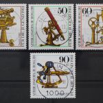 Berlin, MiNr. 641-644 zentrisch Berlin 45, gestempelt