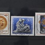 Berlin, MiNr. 638, 647 + 648 zentrisch Berlin 45, gestempelt