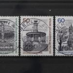 Berlin, MiNr. 634-636 zentrisch Berlin 45, gestempelt