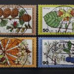 Berlin, MiNr. 607-610 zentrisch Berlin 45, gestempelt