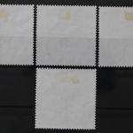 Berlin, MiNr. 603-606 zentrisch Berlin 45 bzw. 11, gestempelt