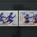 Berlin, MiNr. 596-597 zentrisch Berlin 45, gestempelt