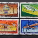 Berlin, MiNr. 563-566 zentrisch Berlin 41, gestempelt