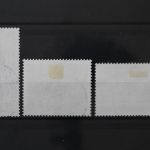 Berlin, MiNr. 569, 570 + 571 zentrisch Berlin 41, gestempelt