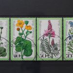 Berlin, MiNr. 556-559 zentrisch Berlin 41, gestempelt