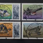 Berlin, MiNr. 552-555 zentrisch Berlin 41, gestempelt