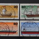 Berlin, MiNr. 544-547 zentrisch Berlin 41, gestempelt