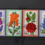 Berlin, MiNr. 524-527 zentrisch Berlin 41, gestempelt