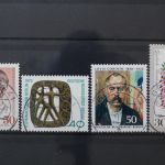 Berlin, MiNr. 492, 493, 509 + 514 zentrisch Berlin 41, gestempelt