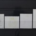 Berlin, MiNr. 492, 493, 509 + 514 zentrisch Berlin 41, gestempelt