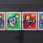 Berlin, MiNr. 468-471 zentrisch Berlin 41, gestempelt