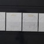 Berlin, MiNr. 459-462 zentrisch Berlin 12 bzw. 41, gestempelt