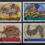 Berlin, MiNr. 386-389 zentrisch Berlin 41, gestempelt