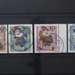 Berlin, MiNr. 373-376 zentrisch Berlin, gestempelt