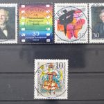 Berlin, MiNr. 353,358,372,377 + 378 zentrisch Berlin 41/45, gestempelt