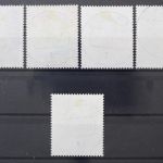 Berlin, MiNr. 353,358,372,377 + 378 zentrisch Berlin 41/45, gestempelt