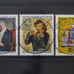 Berlin, MiNr. 346, 347 + 352 zentrisch Berlin 41, gestempelt