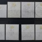 Berlin, MiNr. 330-337 zentrisch Berlin, gestempelt