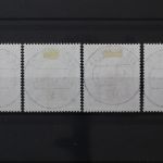 Berlin, MiNr. 322-325 zentrisch Berlin 11, gestempelt