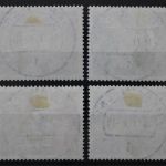 Berlin, MiNr. 299-302 zentrisch Berlin 451, gestempelt