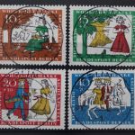 Berlin, MiNr. 266-269 Berlin 12, gestempelt