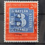 Deutschland (BRD), MiNr. 114 PF V, gestempelt