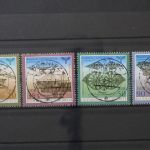 DDR, MiNr. 3311-3314, zentrisch gestempelt