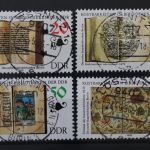 DDR, MiNr. 3340-3343, zentrisch gestempelt