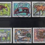 DDR, MiNr. 2522-2527, zentrisch gestempelt