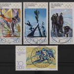 DDR, MiNr. 2478-2481, zentrisch gestempelt