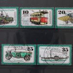 DDR, MiNr. 2254-2258, zentrisch gestempelt